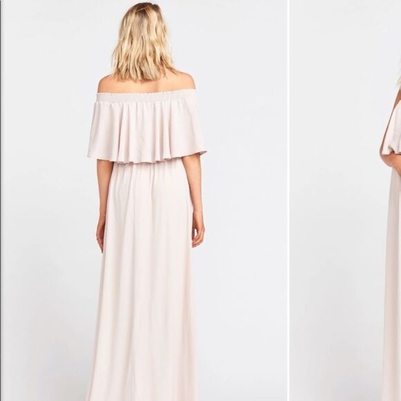 Show Me Your Mumu Hacienda Maxi Dress -show me the ring-medium off shoulder - Picture 4 of 9